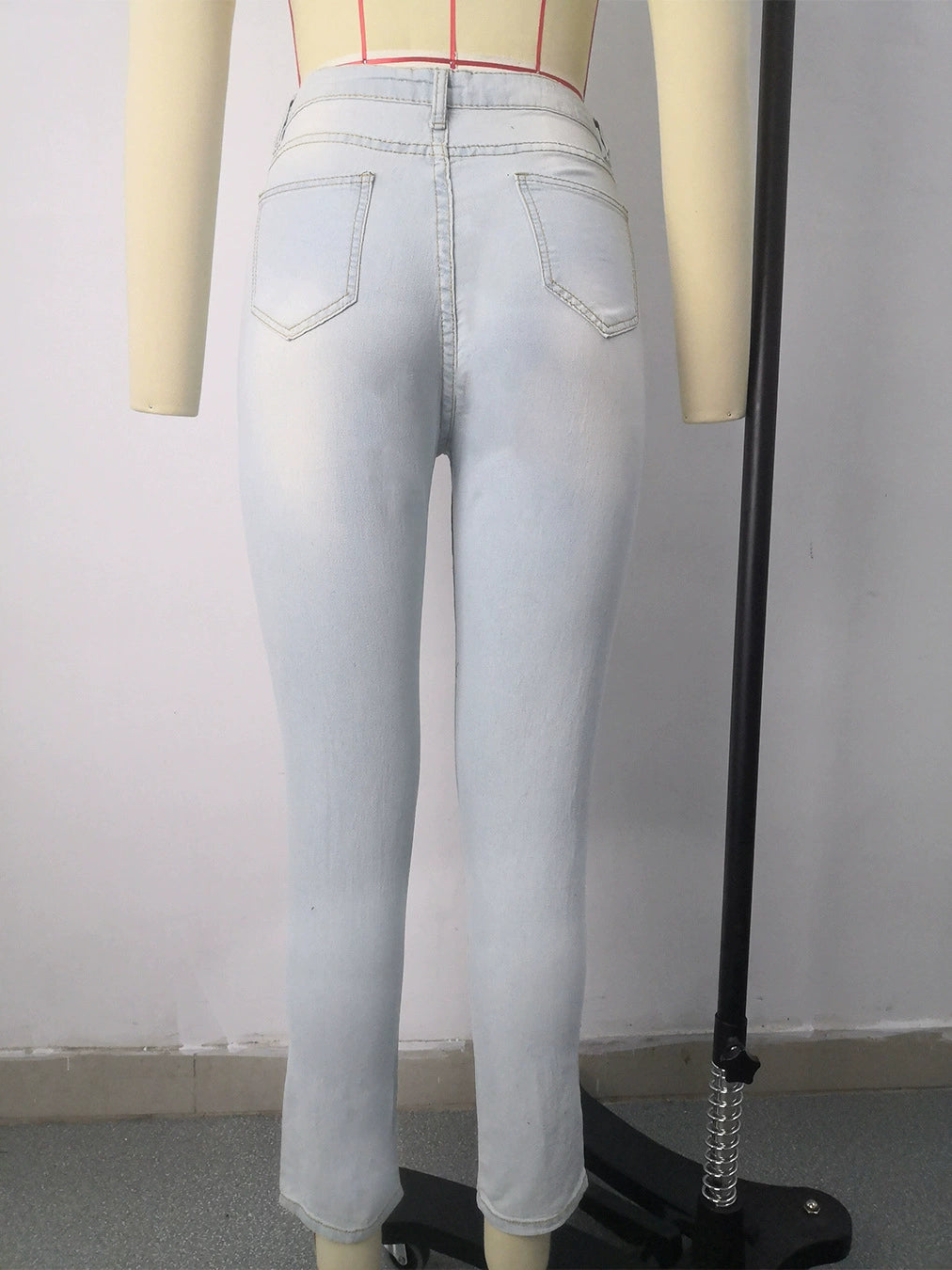 Jeans Große Größen Stretch-Denim Skinny-Hose