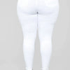Jeans Große Größen Stretch-Denim Skinny-Hose