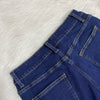 Jeans Ankle Length Women Pencil Denim Hole Pants Ripped Pockets High Waist Jean Skinny Streetwear Button Washed Distressed