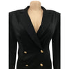 CM.YAYA Elegant Women  Blazer  Women 2022 Autumn Winter Streetwear Robe Femme Blazer Style Bodycon Midi Dress Female Clothing