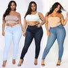 Jeans Große Größen Stretch-Denim Skinny-Hose