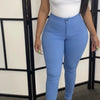 S-3XL Ladies Stretch New Small Leg Pants plus Size Stretch Women's Ankle-Tied Pants
