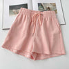 Fat mm large size shorts female summer New loose harbor wind leisure sports a word home wide leg hot pants foreign trade ins