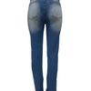 Jeans Ankle Length Women Pencil Denim Hole Pants Ripped Pockets High Waist Jean Skinny Streetwear Button Washed Distressed