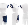 CM.YAYA Fashion Denim Patchwork Women's Set Sleeveless T-shirt and Shorts 2025 Active Street Two 2 Piece Sets Outfits Tracksuit
