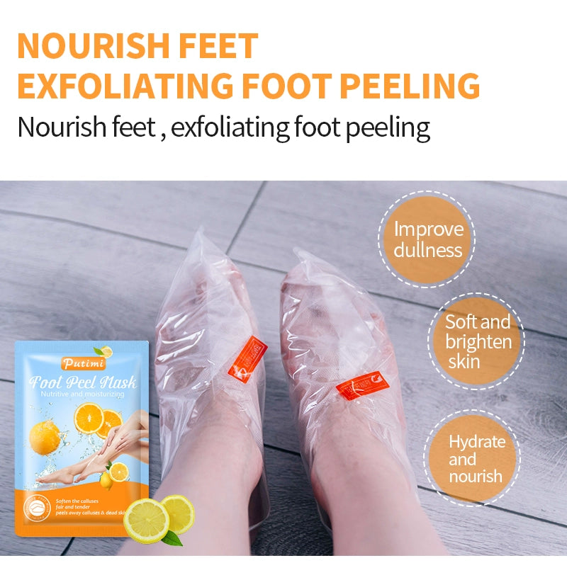 6packs Exfoliating Foot Mask Scrub Foot Care Feet Patches So