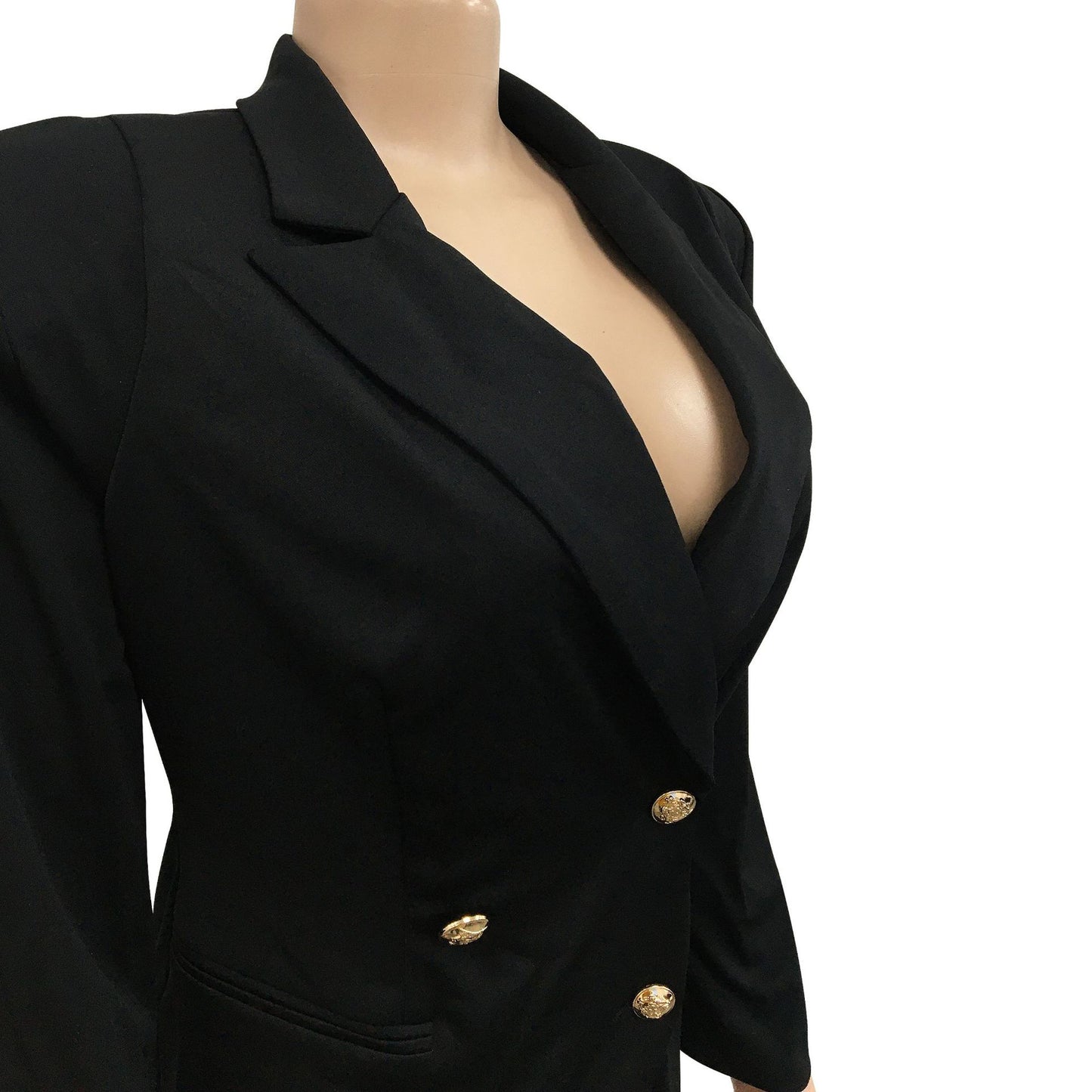 CM.YAYA Elegant Women  Blazer  Women 2022 Autumn Winter Streetwear Robe Femme Blazer Style Bodycon Midi Dress Female Clothing