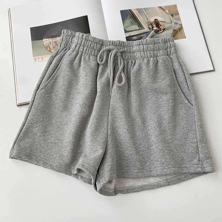 Fat mm large size shorts female summer New loose harbor wind leisure sports a word home wide leg hot pants foreign trade ins