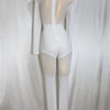 Women's Fashion Elegant Slim Fit Bodysuit Chest Wrap