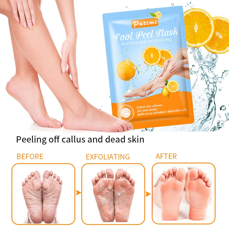 6packs Exfoliating Foot Mask Scrub Foot Care Feet Patches So