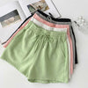 Fat mm large size shorts female summer New loose harbor wind leisure sports a word home wide leg hot pants foreign trade ins