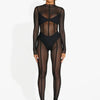 Jumpsuits2023 New Women's Trousers Sexy Elegant Evening Dress Elegant Slim Hollow-out Camisole Jumpsuit