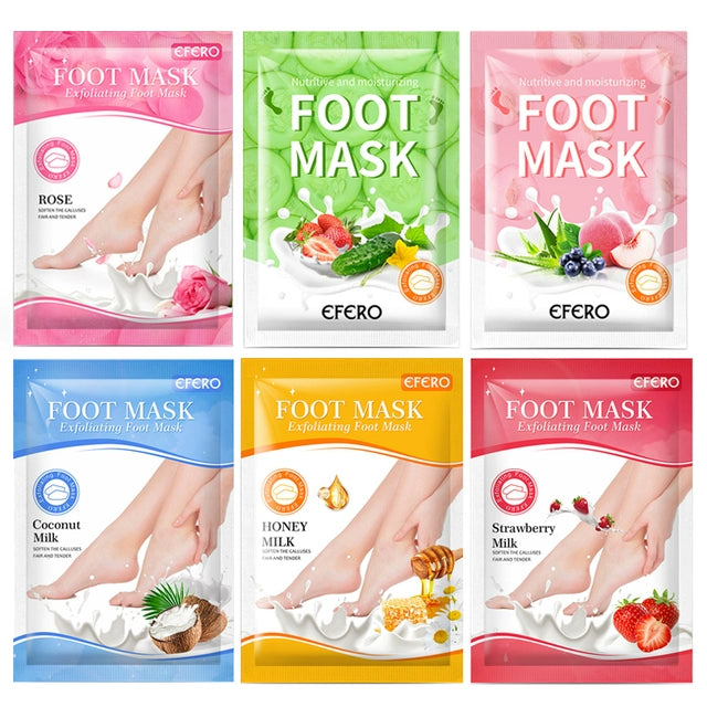 6packs Exfoliating Foot Mask Scrub Foot Care Feet Patches So