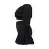 CM.YAYA Plus Size Women's Set Long Sleeve Slash Neck T-Shirt and Shorts 2025 Summer Ruched Two 2 Piece Set Outfits Tracksuit