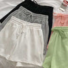 Fat mm large size shorts female summer New loose harbor wind leisure sports a word home wide leg hot pants foreign trade ins