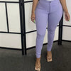 S-3XL Ladies Stretch New Small Leg Pants plus Size Stretch Women's Ankle-Tied Pants