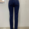 Jeans Ankle Length Women Pencil Denim Hole Pants Ripped Pockets High Waist Jean Skinny Streetwear Button Washed Distressed