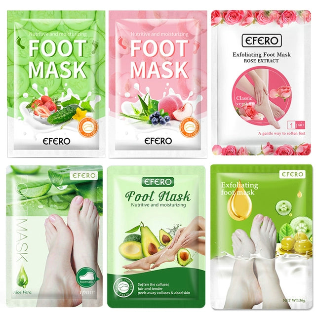 6packs Exfoliating Foot Mask Scrub Foot Care Feet Patches So