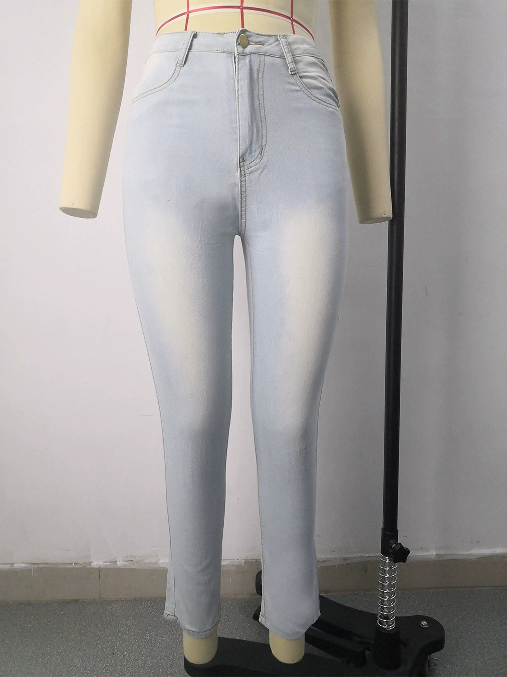 Jeans Große Größen Stretch-Denim Skinny-Hose