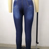 Jeans Große Größen Stretch-Denim Skinny-Hose