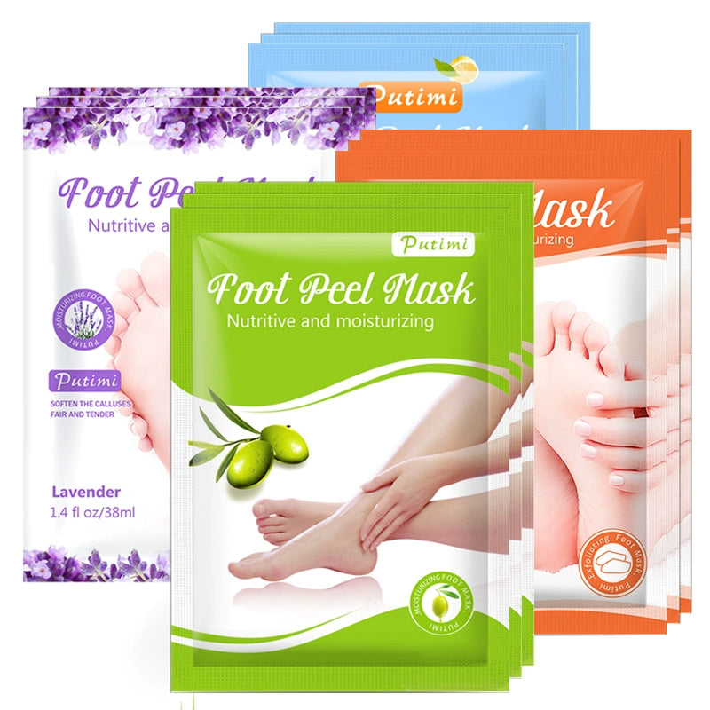 6packs Exfoliating Foot Mask Scrub Foot Care Feet Patches So