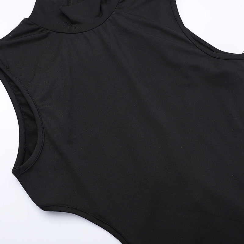 Umwerfendes europäisches und amerikanisches Metall-Schmetterling Aushöhlen Rückenfreies Kleid Damen Gyaru Stil Schlankmachender langer Rock mit Schlitz