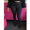 S-3XL Ladies Stretch New Small Leg Pants plus Size Stretch Women's Ankle-Tied Pants
