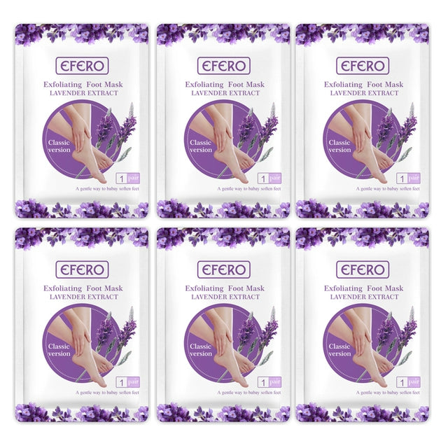 6packs Exfoliating Foot Mask Scrub Foot Care Feet Patches So