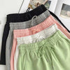 Fat mm large size shorts female summer New loose harbor wind leisure sports a word home wide leg hot pants foreign trade ins