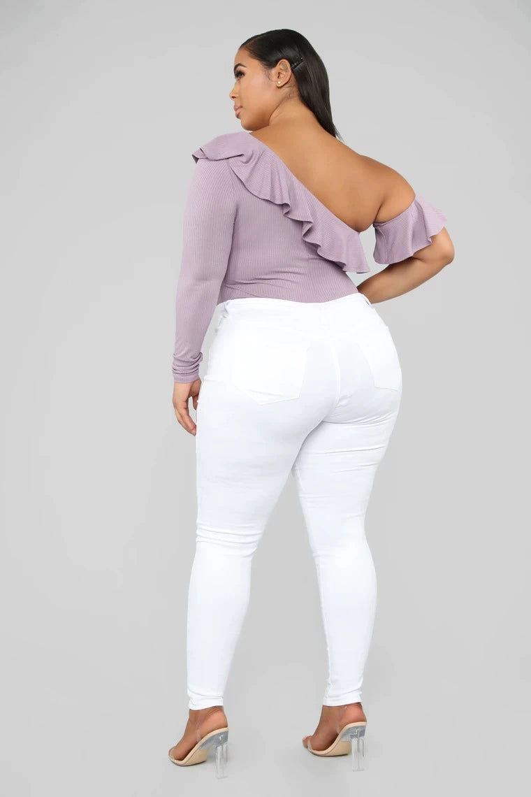 Jeans Große Größen Stretch-Denim Skinny-Hose
