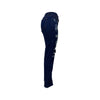Jeans Ankle Length Women Pencil Denim Hole Pants Ripped Pockets High Waist Jean Skinny Streetwear Button Washed Distressed
