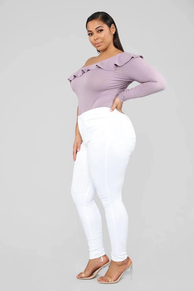 Jeans Große Größen Stretch-Denim Skinny-Hose