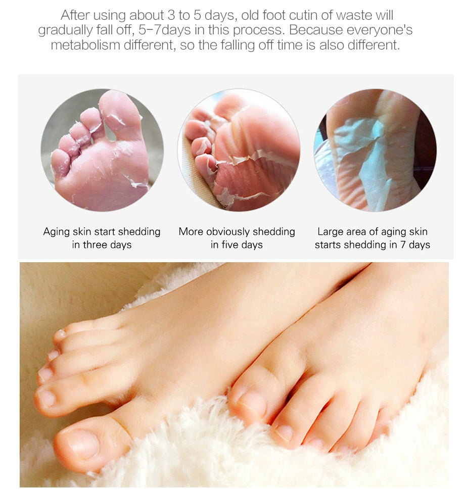 Lavendel Fußmaske Peeling Socken 1 Paar Lavendel Fußmaske Peeling
