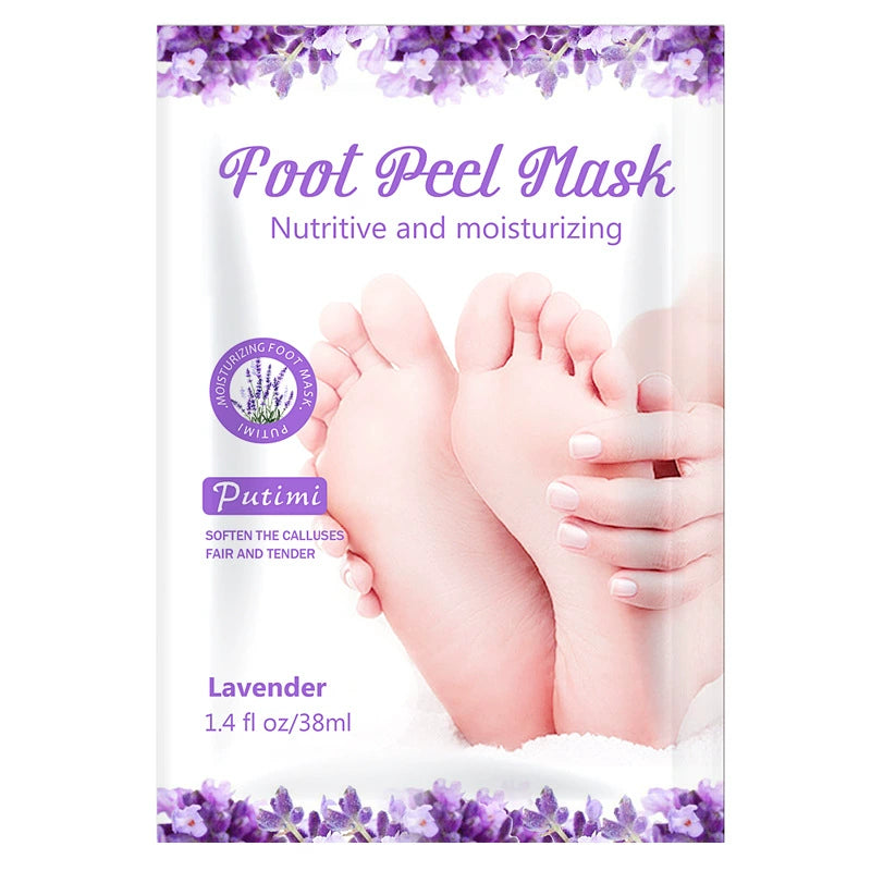 Lavendel Fußmaske Peeling Socken 1 Paar Lavendel Fußmaske Peeling