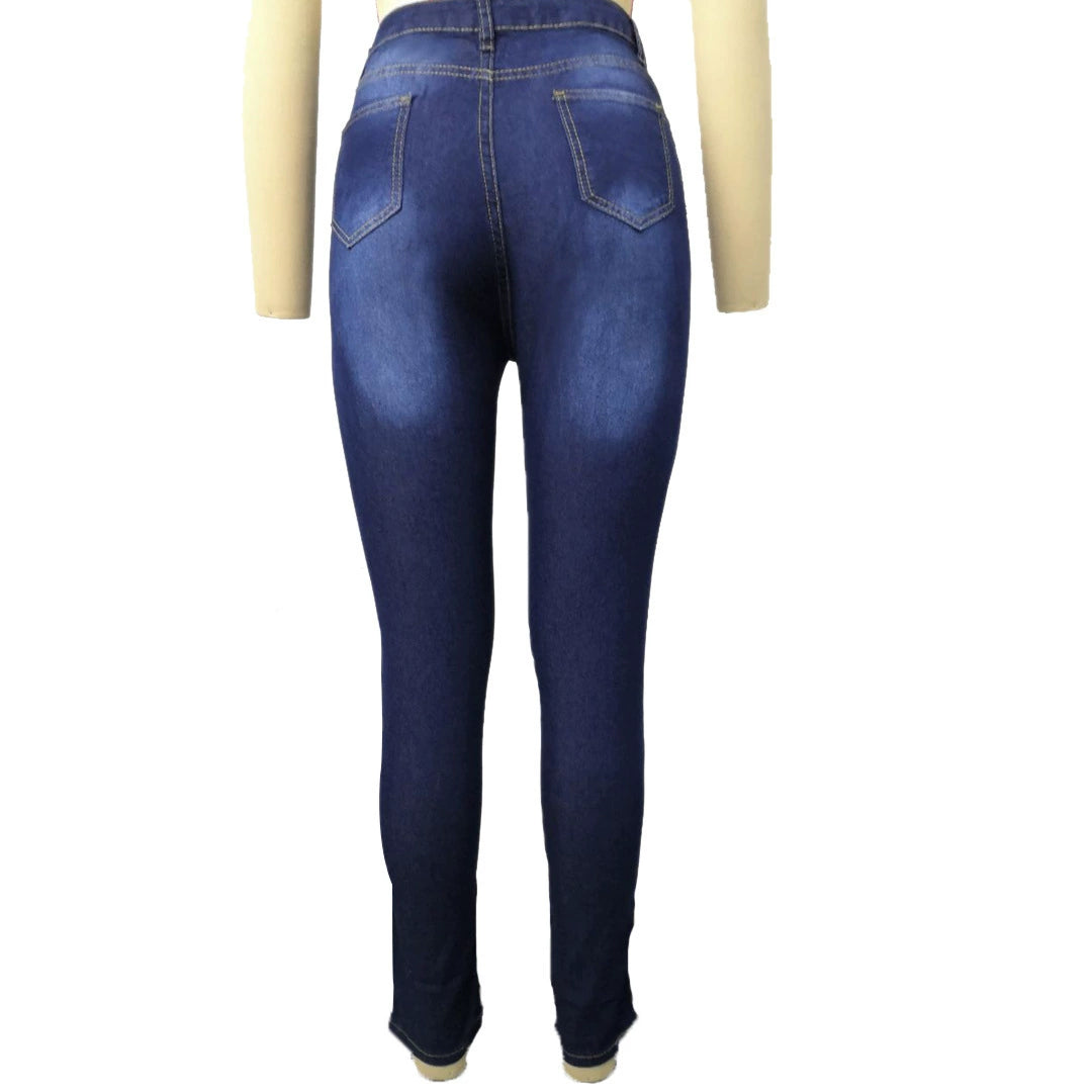 Jeans Große Größen Stretch-Denim Skinny-Hose