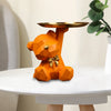Geometrischer Bär Schlüsselhalter Figur Eingang Bastelarbeiten Harz Schreibtisch Dekoration Süßigkeiten Kleinigkeiten Haushaltswaren für Zuhause Wohnzimmer