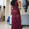 HLJ Sexy Sequin Patchwork Bodycon Dresses for Woman Mesh Shining Sleeveless Ruffle Dress Female Party Clubwear Vestidos 2025 New