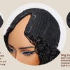 UNice Hair Yaki Straight V Part Wig 100% Human Hair V Shaped Wig Upgrade U Part Wig No Sew In Clip In Half Wig Read To Wear Go