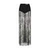Tornova Strapless Lace Dress Sets Female Elegant Sexy Strap Vest High Waist Splice Long Skirt Ladies Slim Banquet 2 Pieces Set
