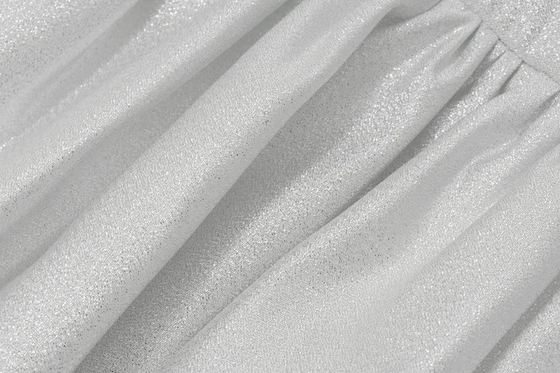 Elegantes trägerloses Korsett-Minikleid schulterfrei glänzende Kleider glitzerndes rückenfreies Roben-Ballkleid Geburtstag Abendparty Cocktail