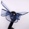Neuer schwarzer Fascinator Hochzeits-Pillbox-Hut, elegant, für Damen, Haarspange, Kirche, Party, Kopfbedeckung, Mode-Kopfbedeckung