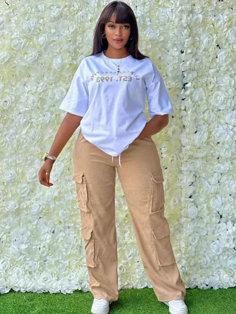 2 Piece Women Sets Dashiki African New Arrival Summer Autumn Matching Sets Two Pieces Sets Top Pants Suits Outfits Clothing
