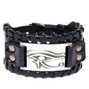 New Retro Wide Leather Pirate Compass Bracelet Men's Bracelet Celtic Viking Jewelry Compass Bracelet Accessories Party Gifts