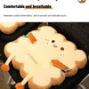 1 Stück Simulation Brot Toast Kissen Gefüllt Memory Foam Kissen Sofa Stuhl Dekor Sitzkissen Niedliche Studenten Stuhlauflage