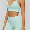 SWELTERING 2/3PCS Seamless Yoga Set Gym Clothes Sportswear Fitness Suits Women Workout Bra Crop Top Long Sleeve Sports Suits