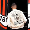 American Letter Embroidery Pattern Rhinestone High Quality Jacket And Coat Men Y2K New Street Hip Hop Vintage Baseball Uniform