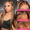 Highlight Ombre Bone Straight 13x6 Lace Frontal Wig Human Hair 13x4 Honey Blonde Lace Front Wig 4x4 Colored Human Hair Wigs Sale