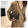 Fashionable Mini Quilted Embossed Chain Shoulder Bag Simple And Versatile Diagonal Crossbody Bag For Women Square Handbag