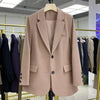 Candy Color Blazer Women Clothing Trends Long Sleeves Blazers Chic Office Ladies Jackets Luxury High-end Coat Vestido Outerwear