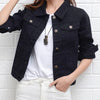 New Women's Denim Jacket Spring and Autumn 2026 Casual Short Denim Jacket Women's Korean Version Solid Color Jacket Clothes